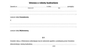 Jak skutecznie przygotować umowę na budowę domu w stanie surowym otwartym?