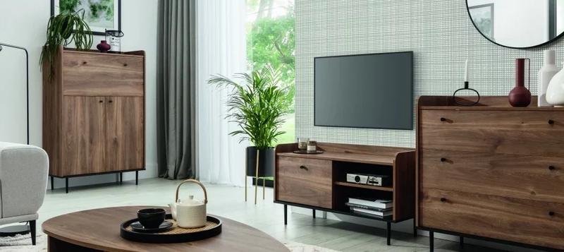 Elegancka przestrzeń z kolorem wenge