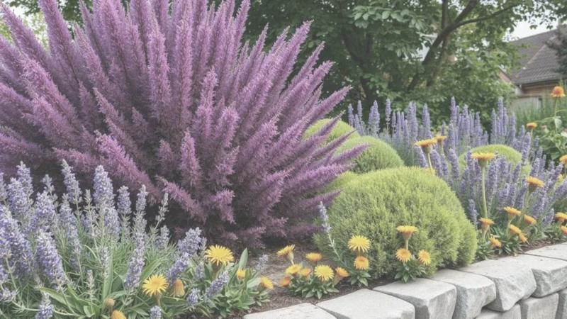 Przyjazne sąsiedztwo dla lawendy